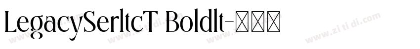 LegacySerltcT Boldlt字体转换
